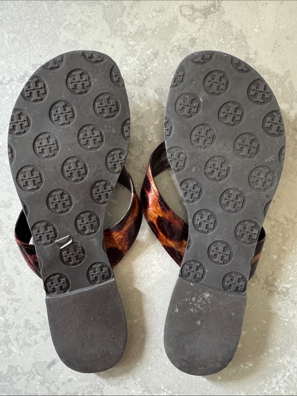 Tory Burch Thora Thong Sandal Leopard Print Size 7 - Picture 2 of 4